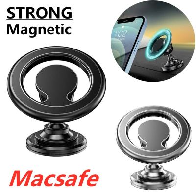 Magnetic Car Phone Holder Magnet Smartphone Support GPS Foldable Phone Bracket in Car For Macsafe iPhone 14 13 12 Samsung Xiaomi Car Mounts