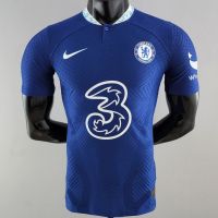 เสื้อกีฬาแขนสั้น ลายทีมชาติฟุตบอลเชลซี 【Player Version】22-23 Chelsea Home ชุดเหย้า