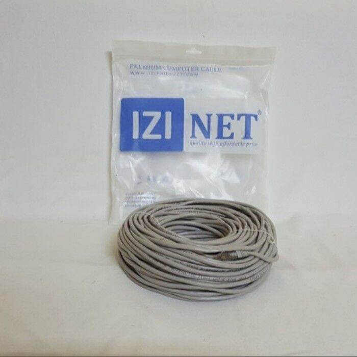 Kabel Lan 15 Meter Utp Izinet Cat 6 | Lazada Indonesia