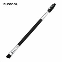 Elecool Professional Double Headed Eyebrow Brush Beauty Double Ended แปรงแต่งหน้าสำหรับคิ้วตา Blending Eyelash Brush