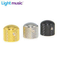 1Pcs ทองเหลืองโดมลูกบิดโลหะสำหรับกีตาร์ไฟฟ้า Bass Tone Volume Control Knobs