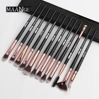 【cw】 1 12 Pcs/lot Makeup Brushes Set Blending Eyeliner Eyebrow for Brochas Maquillaje 【hot】