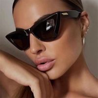 DYTYMJ Luxury Cat Eye Sunglasses Women Small Triangle Frame Shades for Women Retro Cateye Sun Glasses Lunette De Soleil Femme Cycling Sunglasses