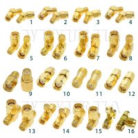 SO239 SMA To PL259 SMA RP-SMA Male Female Connector Straight / Right Angle / 135 Degree / Tee Type 3 Way Splitter RF Adapter Electrical Connectors