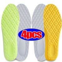 【YF】 Latex Sports Insole Soft Sole Deodorant Insoles Flat Arch Full Pad Heel Elasticity for Fitting Shoes Technology