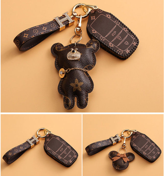 spot-สำหรับ-toyota-vios-2014-2019-3ปุ่ม-keyless-remote-car-key-leather-key-cover-case