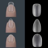 120Pcs M/S/ XS Short Acrylic False Nail Tips Nails Extension Gel X Tip Coffin Square Almond Press on Nails Gel Tips