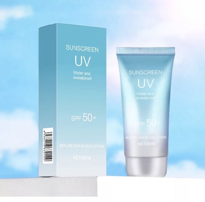 sunscreen-uv-ครีมกันแดดครีมกัน-uv-ที่มีประสิทธิภาพ-กันน้ำ-ซึมเร็ว-เกลี่ยง่าย-spf50-ไม่ทำให้หนักผิวหน้า-spuv