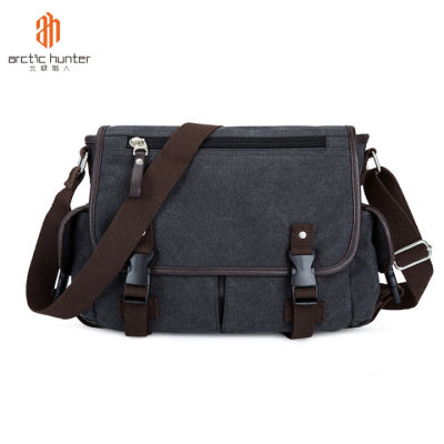 TOP☆ARCTIC HUNTER bag New mens crossbody bag large capacity single shoulder bag simple leisure messenger bag