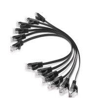 [HOT HAIXWLXKWW 589] 6แพ็ค15เซนติเมตร50เซนติเมตร1เมตร2m3m5m10m 30เมตรสาย98FT CAT6แบน UTP อีเธอร์เน็ตสายเคเบิลเครือข่าย RJ45แพทช์สาย LAN สีดำ/ สีฟ้า/สีขาว