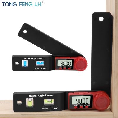 Digital Protractor Angle Finder Inclinometer electronic Level 360 degree with without Magnets Level angle slope test Ruler