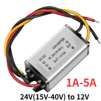 DC Buck Converter 24V to 12V 2A 24W Power Buck Converter หม้อแปลงแรงดันไฟฟ้ากันน้ำ Regulator ลดโมดูลแหล่งจ่ายไฟ-Yunjuek