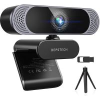 DEPSTECH 4K เว็บแคม8.0MP เอชดียูเอสบีเต็มรูปแบบกล้องเว็บแคมยุคด้วยเว็บแคมกล้องเว็บแคมไมโครโฟนสำหรับคอมพิวเตอร์8M พิกเซลการประชุมชีวิต