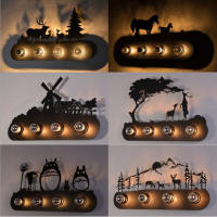 Loft American Country Industrial Restaurant Bar Cafe Aisle Iron Art Retro Horse Head Mirror Front Lamp Balcony LED Wall light