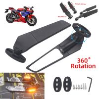 For Honda CBR1000XX VFR1200XF 900RR 929RR 954RR Motorcycle Mirror Modified Wind Wing Adjustable Rotating Rearview Mirror Moto Mirrors