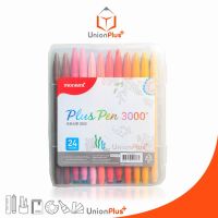 Monami Plus Pen 3000 ปากกาสี 24 สี หัว 0.4 มม. กล่องพลาสติก