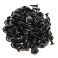 50 Pieces Car Fender Retainer Plastic Clips Portable Rivets Door Trim Fixing Push Pin for 6mm Hole Accessories