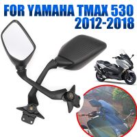 ♧Yamaha TMAX 530 T-MAX 530 TMAX530 T MAX530 2012 - 2018 2017 Spion Motor กระจกด้านข้างกระจกมองข้างกระจกมองหลัง