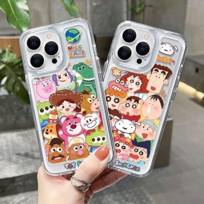 เคสโทรศัพท์ซิลิโคน แบบนิ่ม ลายการ์ตูนน่ารัก กันกระแทก สําหรับ IPhone 14 13 12 X XR XS 6 6S 7 8