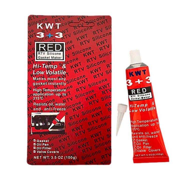 High Temp Silicone Sealant Red Silicone Rubber Adhesive Engine Sealant