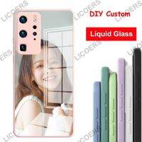 [2023ใหม่] X80เคสสำหรับ Vivo แก้ว DIY 8สีที่กำหนดเอง X70 X60 X50 X51พลัส IQOO 8 7 Y72 Y52S Y20 Y19เคสซิลิคอนเหลวปลอกคอกันสุนัขเลีย