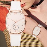 【Ready Stock】Classic Pu Strap Atmospheric Quartz Watch Ladies Watch นาฬิกาข้อมือสุภาพสตรีอินเทรนด์#cod