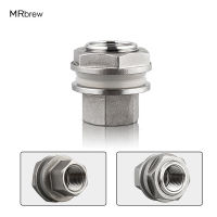 12 Npt Weldless Bulkhead Fitting สำหรับเบียร์ไวน์ Homebrew กาต้มน้ำซิลิโคน O-Ring Haredware เครื่องมือสแตนเลส Fitting888