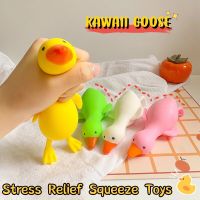 Cartoon Goose Decompression Toy Soft Antistress Ball Stress Relief Squeeze Toys Cute Duck Children Animal Doll Squishy Toys
