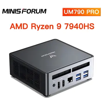 MINISFORUM UM690S AMD Ryzen 9 6900HX Mini PC Windows 11 DDR5 5600Mhz Nvme  SSD BT5.2 Wifi6E 8K Gaming Mini PC