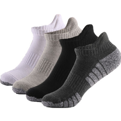 6Pairs Athletic Ankle Socks Sports Low Cut Socks Performance Thick Cushion Knit Quick Dry Sock Outdoor Fitness Breathable Socks