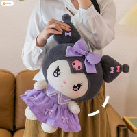 Kuromi ของเล่นตุ๊กตายัดไส้จำลองน่ารักสร้างสรรค์ Boneka Mainan จำลองสำหรับเด็กวัยหัดเดินของขวัญแสนสบาย