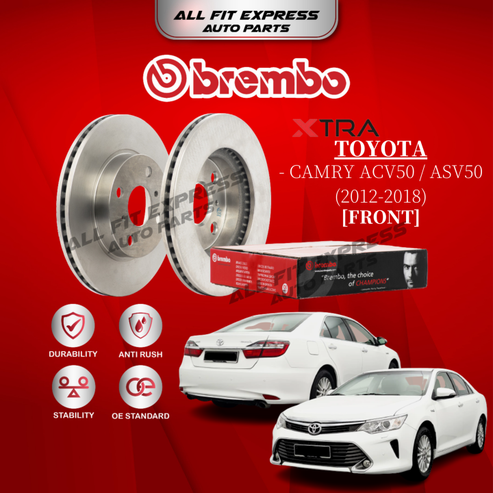 TOYOTA CAMRY ACV50 / ASV50 (20122018) FRONT (DEPAN) BREMBO XTRA DISC