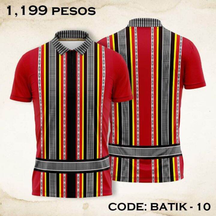 Modern Barong & ethnic tribal inspired polo shirt | Lazada PH