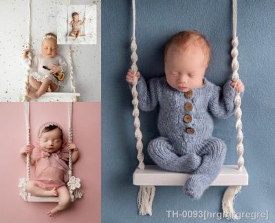 ✳卍 hrgrgrgregre Balanço De Madeira Fotografia Prop Board Acessórios Recém-nascidos Lembrança Do Bebê Decoração Coloridas