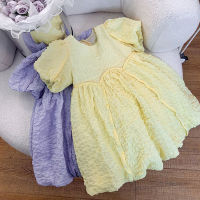 Menoea Summer Girls Tutu Dress Summer New Kids Solid Puff Sleeve Princess Dress Baby Girl Clothes Children’s Clothing Vestidos...