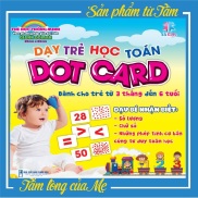 Bộ Thẻ Học Toán Dot Car - Thẻ Dot Card thẻ toán học cho bé 3-6 tháng