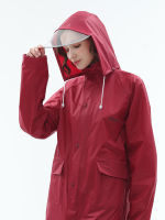 Outdoor Long Raincoat Solid Lightweight Travel Raincoat Waterproof Stylish Impermeabile Pioggia Hiking Rain Gear MM60YY