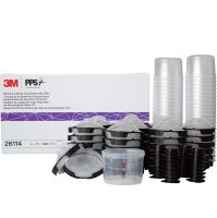 ถุงผสมสี (50ใบ) PPS 177มล. ขนาดเล็ก 200 ไมครอน 16114 Kit Mini Size for Spray Gun 3M PPS 3M PPS 2.0