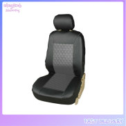 elegantstunning 2pcs Car Seat Cover Protector Pu Leather Wear