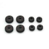 8Pcs Metal Steel Portal Gear Set 21T 12T for 1/24 FMS FCX24 RC Crawler Car Upgrade Parts