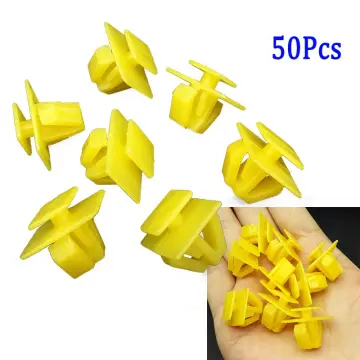 10x Trim Panel Expansion Rivet Clips 8mm Hole Push-Type Retainer Nylon  Features