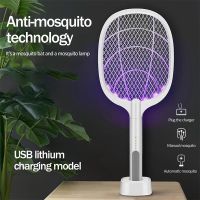 3000V Electric Mosquito Killer With UV Lamp USB 1200mAh Rechargeable Bug Zapper Summer Fly Swatter Trap Home Bug Insect Racket  Electric Insect Killer