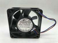 2023/ต้นฉบับ) 6025 SNOWFAN YY6025H24B 24V 0.19A 6CM ลูกคู่พัดลม DC อุตสาหกรรม power amplifire fan พัดลมระบายอากาศ