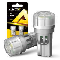 AUXITO 2ชิ้นหลอดไฟ LED W5W สำหรับ3020 SMD 168 194 2825หลอดไฟสำหรับรถยนต์จำนวนไฟส่องป้ายทะเบียนไฟโดมภายในสีขาว