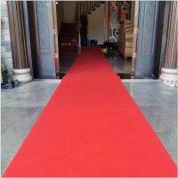 3M 5M 8M Red Rug Stepping Blanket Exhibition Travel Wedding Pad Carpet Aisle Corridor Stairs Indoor Outdoor Mesa Thickness:1.0mm