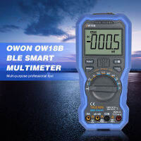 OW18B 3 5/6หลักสมาร์ท BLE 4.0มัลติมิเตอร์ RMS จริงความแม่นยำสูงดิจิตอลเครื่องวัดแรงดันไฟฟ้า LCD W-ไร้สายการเชื่อมต่อเก็บข้อมูลอัตโนมัติ AC/DC แรงดันไฟฟ้าและความต้านทางกระแสไฟ Capacitance ความถี่สัดส่วนของหน้าที่ NCV การวัดอุณหภูมิ Multitester