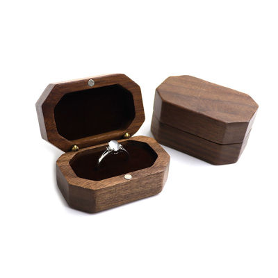 Engagement Jewelry Display Box For Proposal Jewelry Box Ring Organizer Fashion Ring Box Earring Box Wood Ring Box