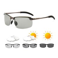 【hot】 2022 Aluminum Rimless Photochromic Sunglasses Men Polarized Day Night Driving Glasses Chameleon Anti-Glare gafas de sol hombre ！