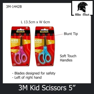 Stanley 2 Pack Child Safe Scissors 5-Inch Blunt Tip Kids Scissors Craft  School