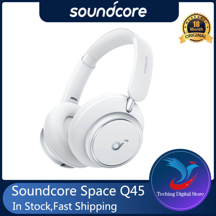 Soundcore by Anker Space Q45 Adaptive Active Noise Cancelling Headphones,  Reduce Noise by Up to 98%, 50H Playtime